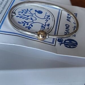 EDEN HAND ARTS 14K AND STERLING SILVER CAPE COD BRACELET